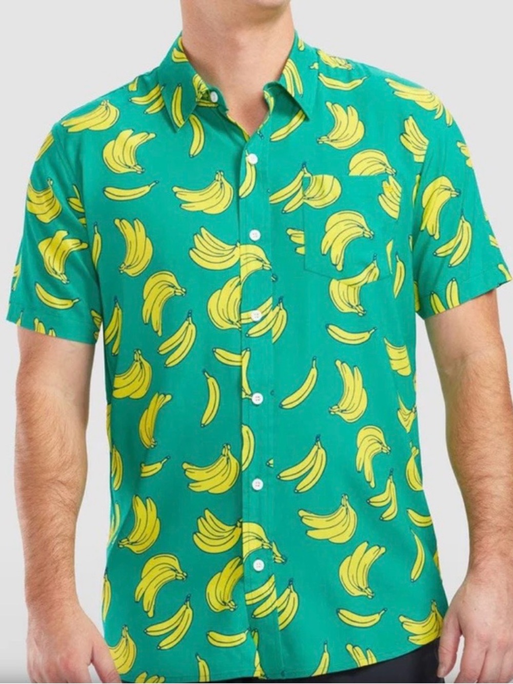 BUNDLE of 2 Tipsy Elves Short-Sleeve Button-Down Shirt (Banana and Rubber Ducky)